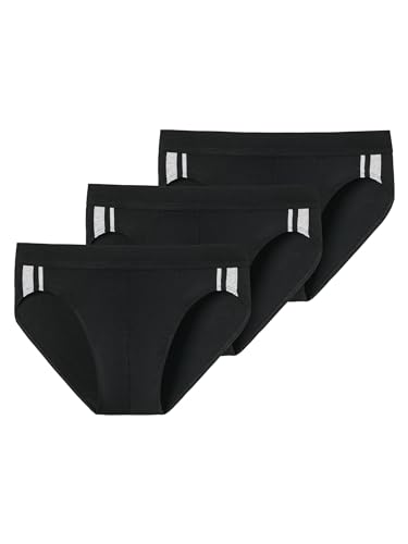 Schiesser Herren 3 Pack Softbund Und Streifen - 95/5 Organic Slip, Multicolor 1_173815, EU im Sale
